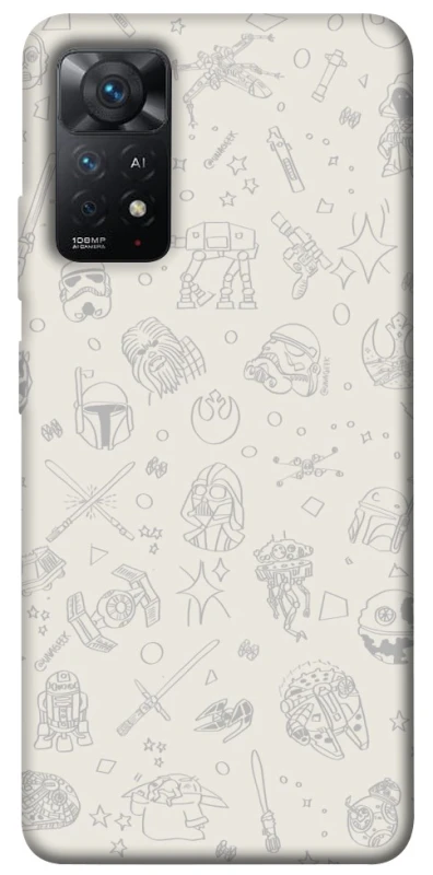 Чохол на Xiaomi Redmi Note 11 Pro 4G/5G Star Wars background ver.1 фото 1 з 1