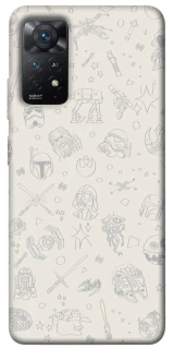 Чехол на Xiaomi Redmi Note 12 Pro 4G Star Wars background ver.1 фото 1 из 1