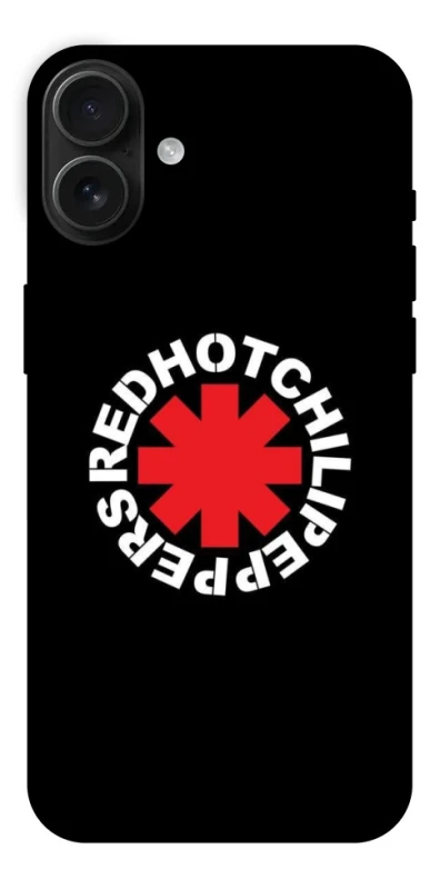 Чехол на Apple iPhone 16 Plus Red Hot Chili Peppers logo фото 1 Чехол на Apple iPhone 16 Plus Red Hot Chili Peppers logo фото 1 из 1