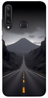 Чехол на Huawei Y6p Black mountains фото 1 из 1