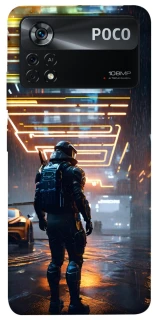 Чехол на Xiaomi Poco X4 Pro 5G Cyber character фото 1 из 1