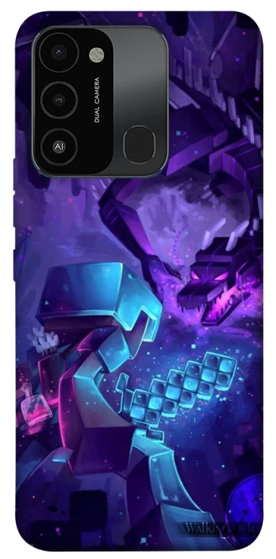 Чохол на TECNO Spark 8C Minecraft dragon фото 1 з 1