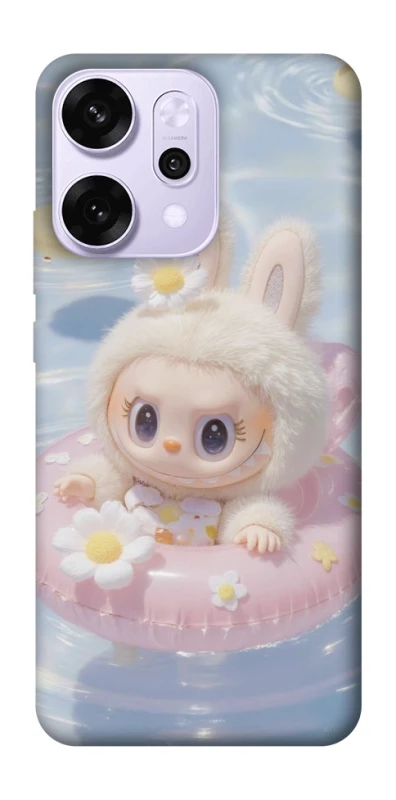 Чохол на Oppo Reno 14 Pro Labubu swimming фото 1 з 1