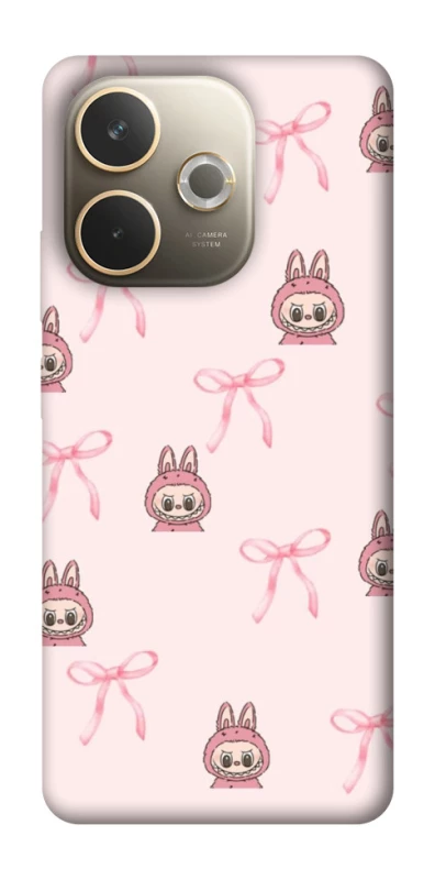 Чохол на Oppo A5 Pro 4G Pink bows and Labubus фото 1 з 1