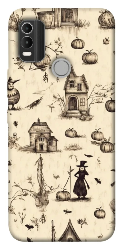 Чехол на Nokia C21 Plus Halloween aesthetic ver.1 фото 1 из 1