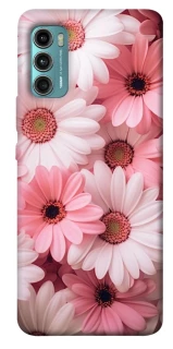 Чехол на Motorola Moto G60 Розовые цветы v2 фото 1 из 1