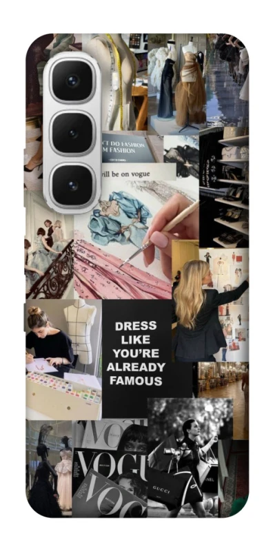 Чехол на Infinix Hot 60i Fashion collage ver.11 фото 1 из 1