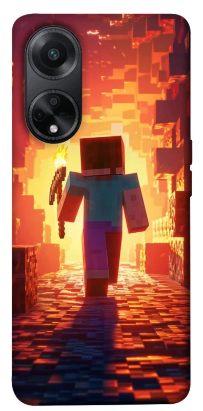 Чохол на Oppo A58 4G Minecraft adventure фото 1 з 1