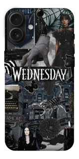 Чехол на Apple iPhone 16 Plus Wednesday Collage ver.2 фото 1 из 1