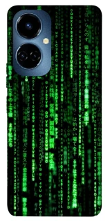Чехол на TECNO Camon 19 Matrix Code фото 1 Чехол на TECNO Camon 19 Matrix Code фото 1 из 1