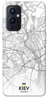 Чехол на OnePlus 9 Kiev white map фото 1 из 1