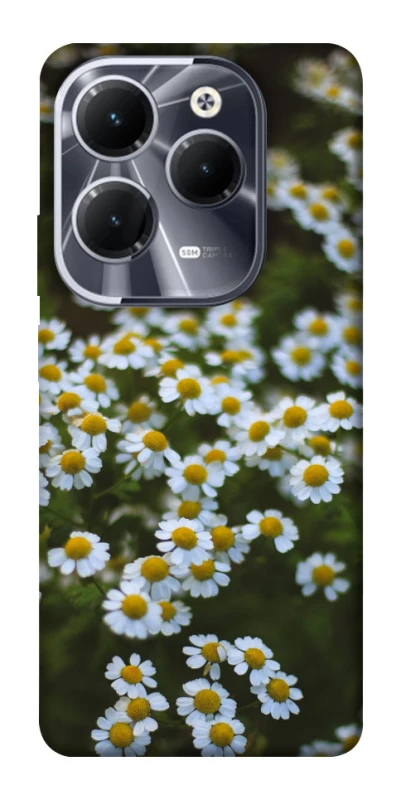 Чохол на Infinix Hot 40 Pro Ромашки v13 фото 1 з 1