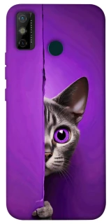 Чохол на TECNO Spark 6 Go Кіт-підглядач фото 1 з 1