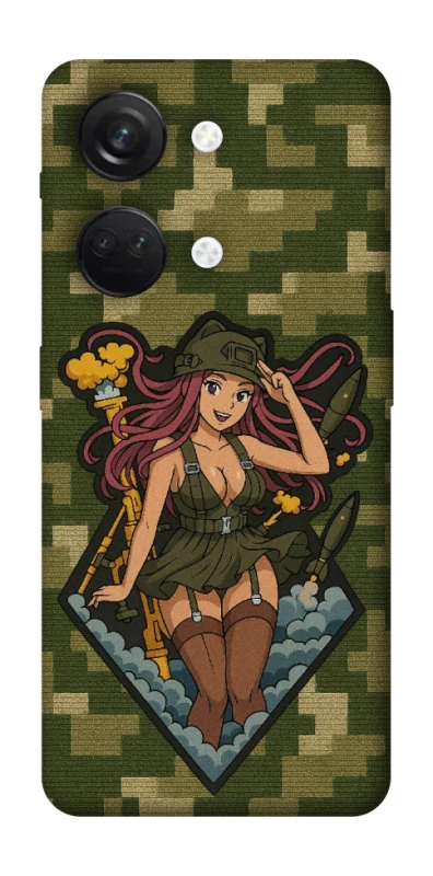 Чохол на OnePlus Nord 3 Military Waifu фото 1 з 1