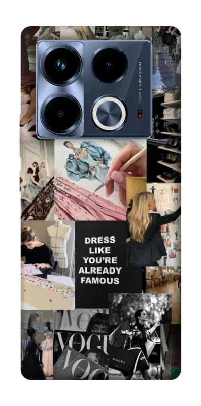 Чохол на Infinix Note 40 4G Fashion collage ver.11 фото 1 з 1