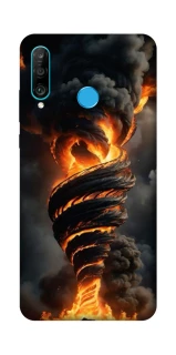 Чехол на Huawei P30 lite Огненный торнадо фото 1 из 1