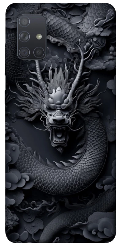 Чохол на Samsung Galaxy A71 black dragon фото 1 з 1