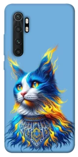 Чохол на Xiaomi Mi Note 10 Lite Кіт патріот фото 1 з 1