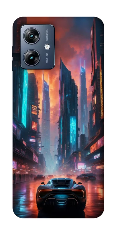 Чохол на Motorola Moto G54 Power Cyber city фото 1 з 1