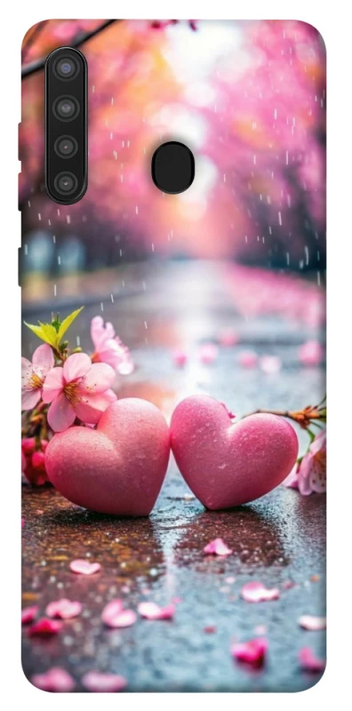 Чохол на Samsung Galaxy A21 Pink heart фото 1 з 1