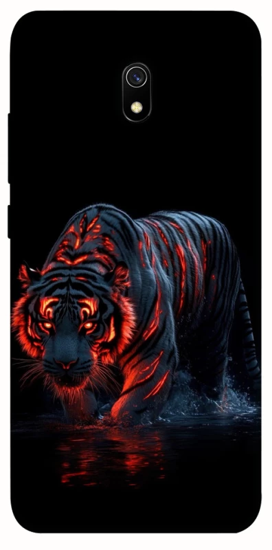 Чохол на Xiaomi Redmi 8a fire tiger фото 1 з 1