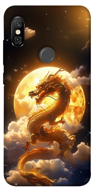 Чехол на Xiaomi Redmi Note 6 Pro Golden Dragon фото 1 из 1