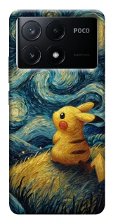 Чохол на Xiaomi Poco X6 Pikachu and Van Gogh фото 1 з 1