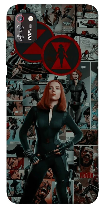 Чехол на TECNO POP 4 Pro Black Widow фото 1 из 1