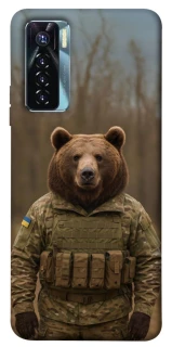 Чохол на TECNO Camon 17 Pro Ведмідь захисник фото 1 з 1