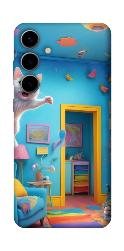 Чохол на Samsung Galaxy S25 FE crazy cat фото 1 з 1