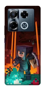 Чохол на Infinix Note 40 Pro 4G Minecraft game adventure фото 1 з 1