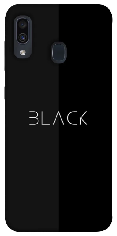Чехол на Samsung Galaxy A20 / A30 Black фото 1 из 1