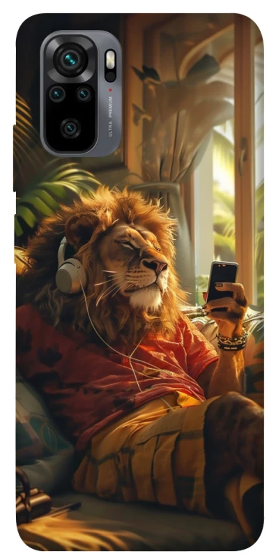 Чохол на Xiaomi Redmi Note 10 / Note 10s Лев v2 фото 1 з 1