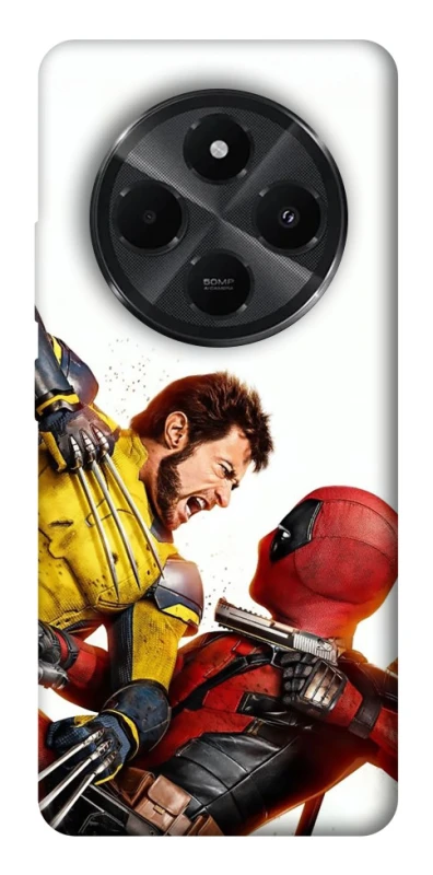 Чехол на Xiaomi Poco M7 Deadpool and Wolverine фото 1 из 1