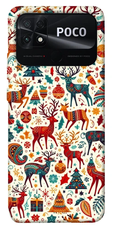 Чохол на Xiaomi Poco C40 Christmas spirit ver.5 фото 1 з 1