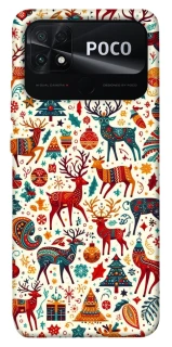 Чехол на Xiaomi Poco C40 Christmas spirit ver.5 фото 1 из 1