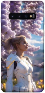 Чехол на Samsung Galaxy S10 Cyber space girl ver.1 фото 1 из 1