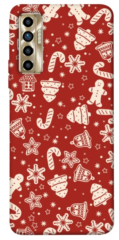 Чохол на TECNO Camon 17P Новорічний v3 фото 1 з 1