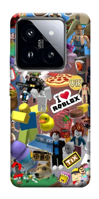 Чохол на Xiaomi 14 Pro Roblox collage ver.5 фото 1 з 1