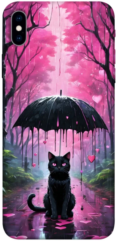 Чохол на Apple iPhone XS Max (6.5") Black cat фото 1 з 1