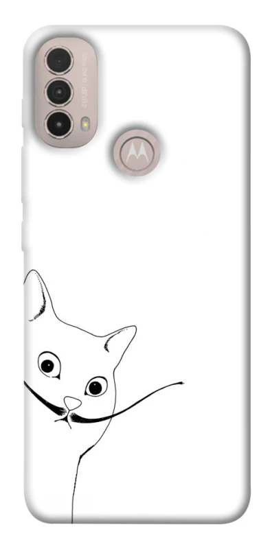 Чехол на Motorola Moto E40 Кот Дали фото 1 из 1