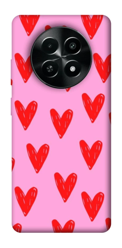 Чохол на Realme Narzo 70x Red hearts 2 фото 1 з 1