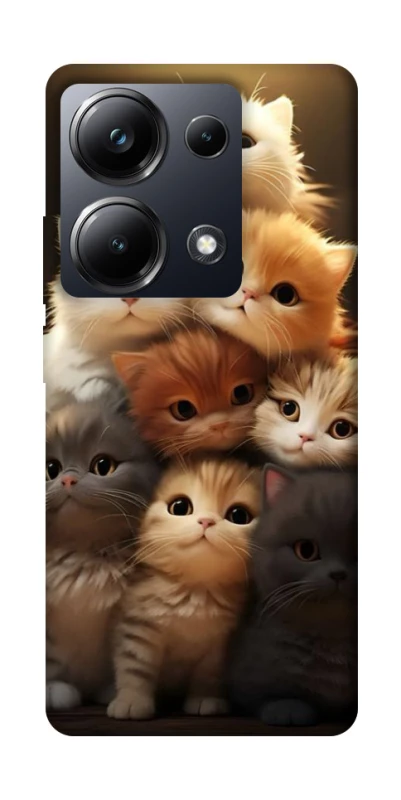 Чехол на Xiaomi Poco M6 Pro 4G Чехол Kittie Love v2 фото 1 из 1