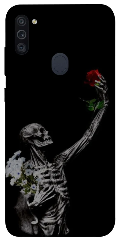 Чехол на Samsung Galaxy M11 Skeleton vs Rose фото 1 из 1