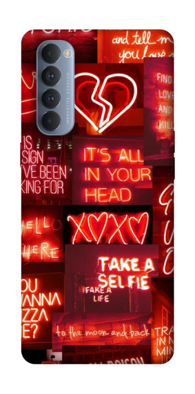 Чохол на Oppo Reno 4 Pro Love collage ver.7 фото 1 з 1