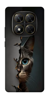 Чехол на Xiaomi Poco X7 Кот-подглядыватель v2 фото 1 из 1