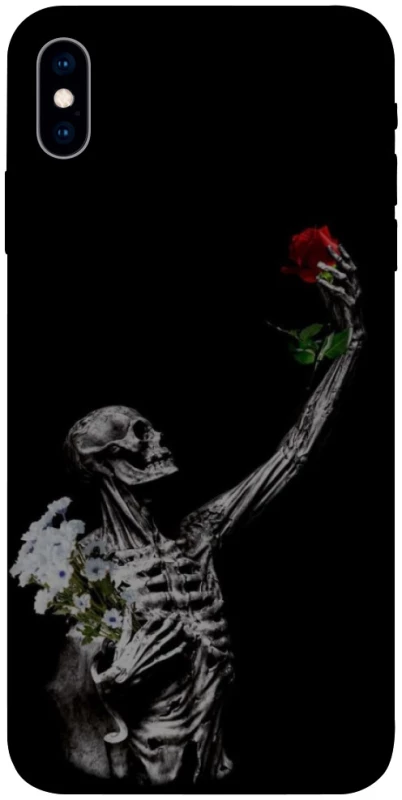 Чехол на Apple iPhone X (5.8") Skeleton vs Rose фото 1 из 1