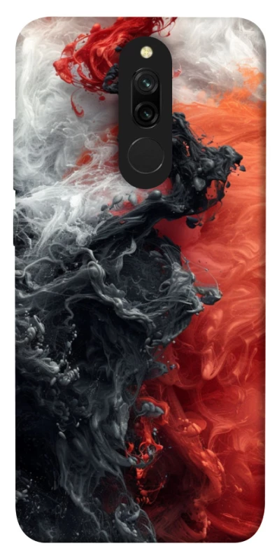Чехол на Xiaomi Redmi 8 Black and Red фото 1 из 1