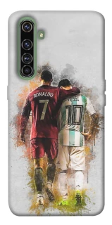 Чехол на Realme X50 Pro Ronaldo и Messi фото 1 из 1