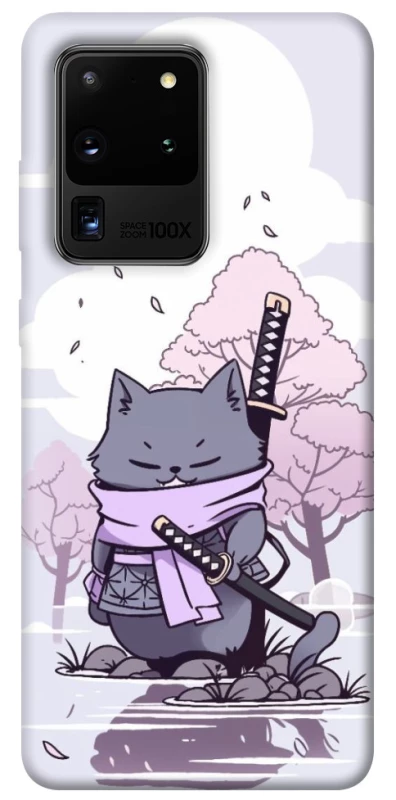 Чохол на Samsung Galaxy S20 Ultra Samurai cat фото 1 з 1